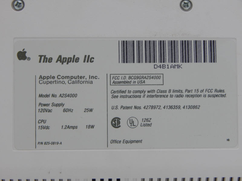 apple 2c computer