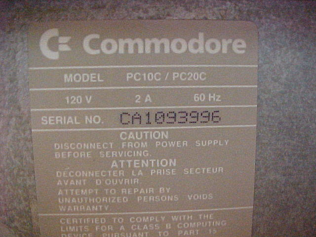commodore pc20-III