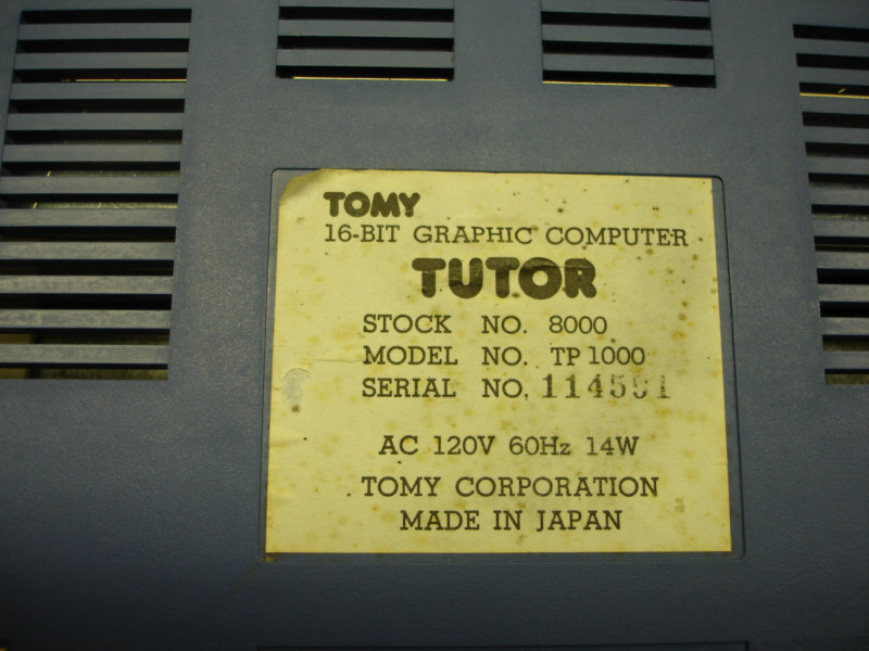 tomy tutor